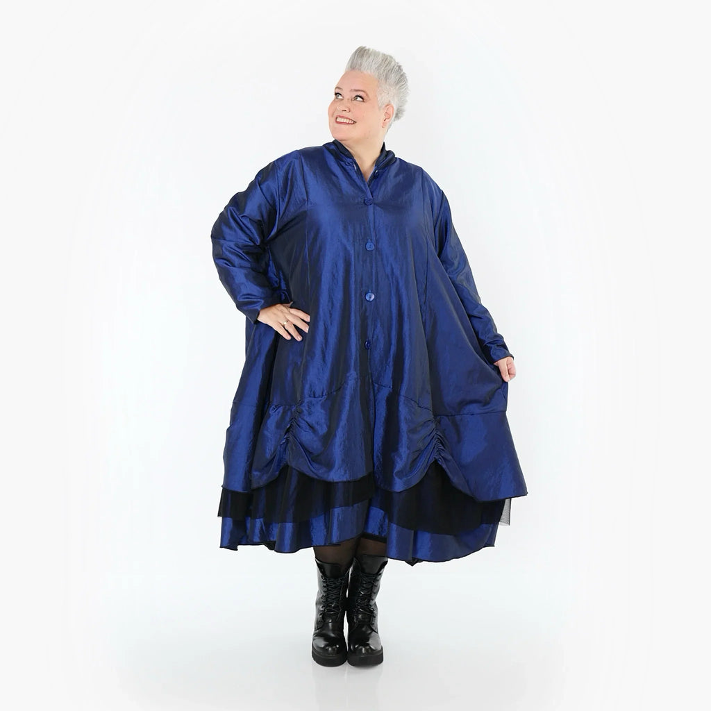 AKH Premium 6959 Manteau, Bleu roi