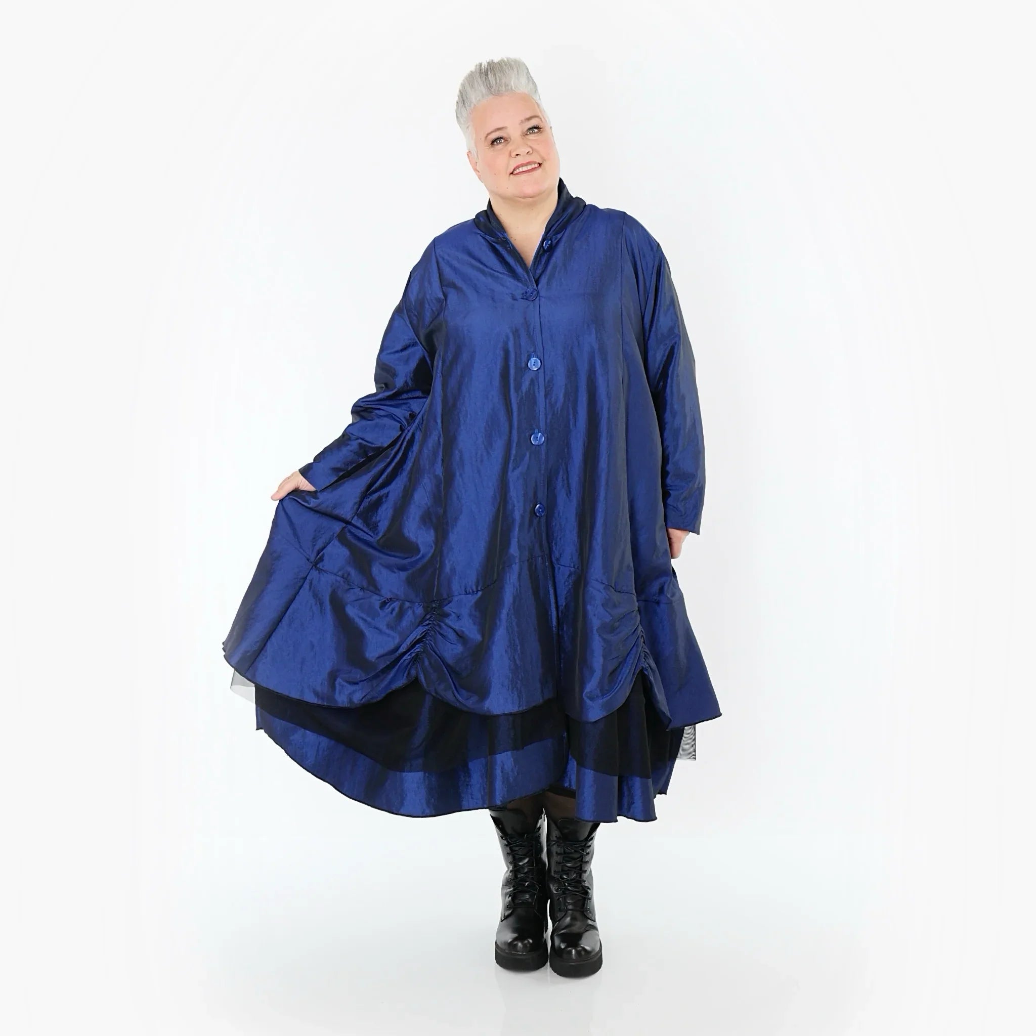 AKH Premium 6959 Manteau, Bleu roi