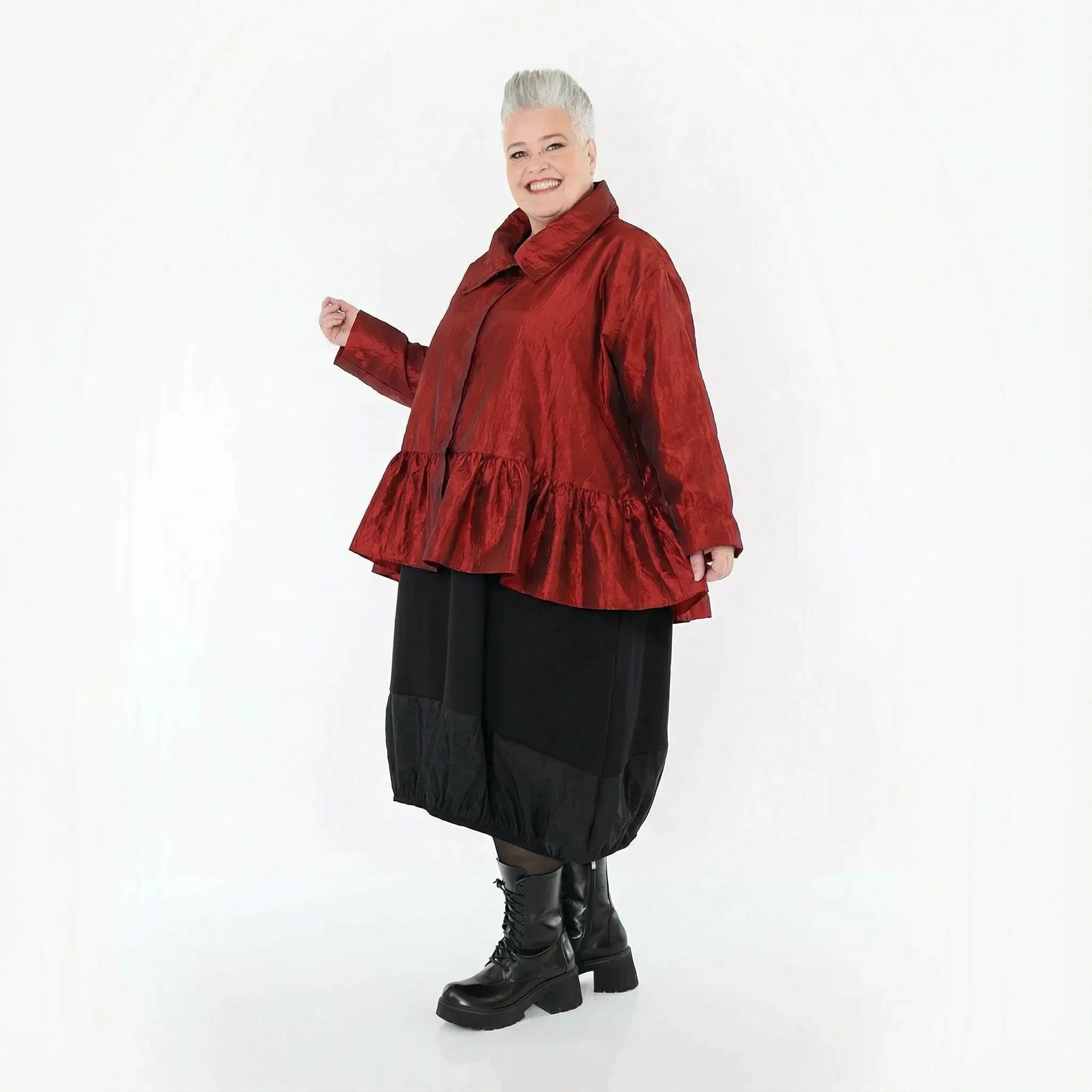 AKH Premium 7166 Veste, Rouge foncé