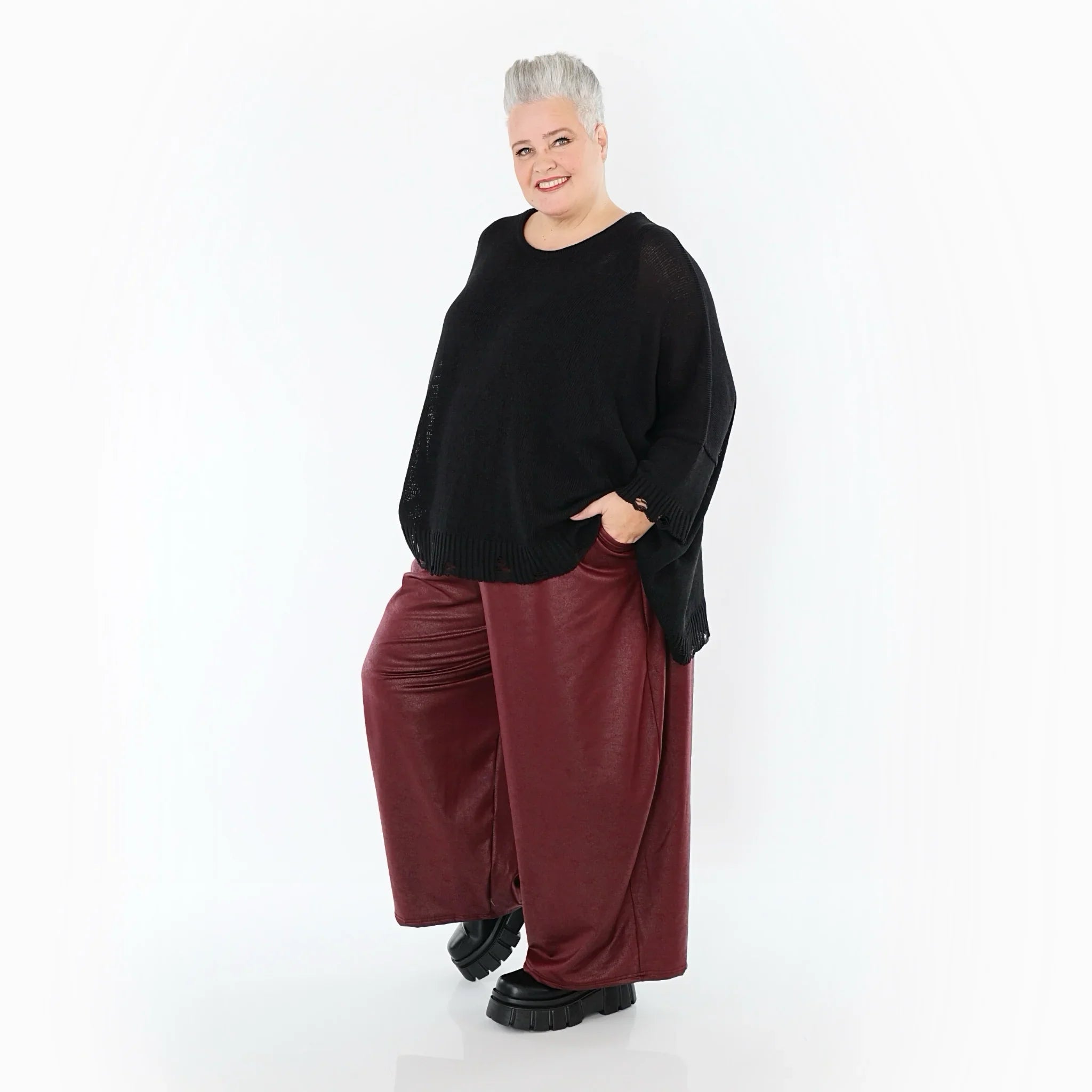 AKH Premium 7126 Trousers, Burgundy