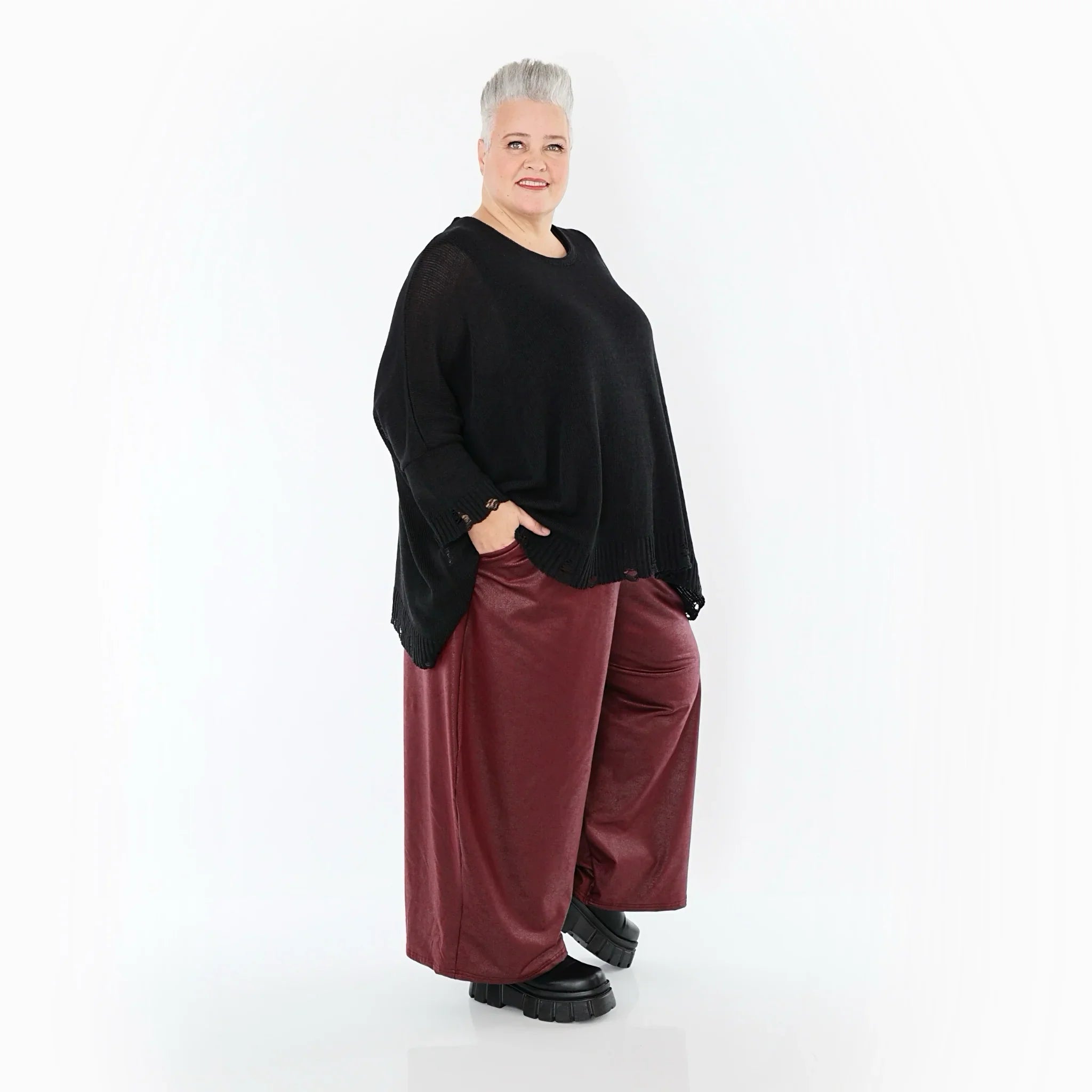 AKH Premium 7126 Trousers, Burgundy