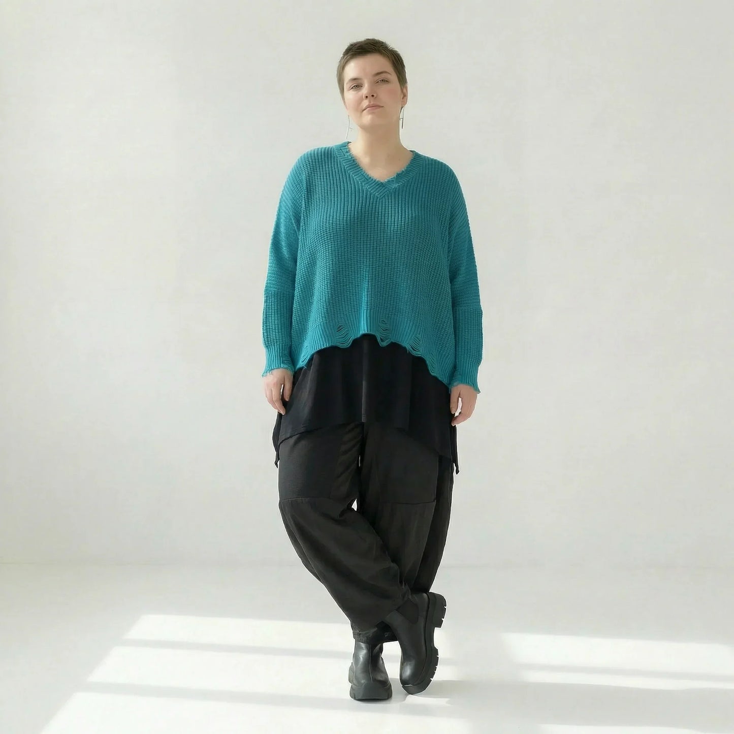 AKH Premium 2602 Überwurf, AquaBlau