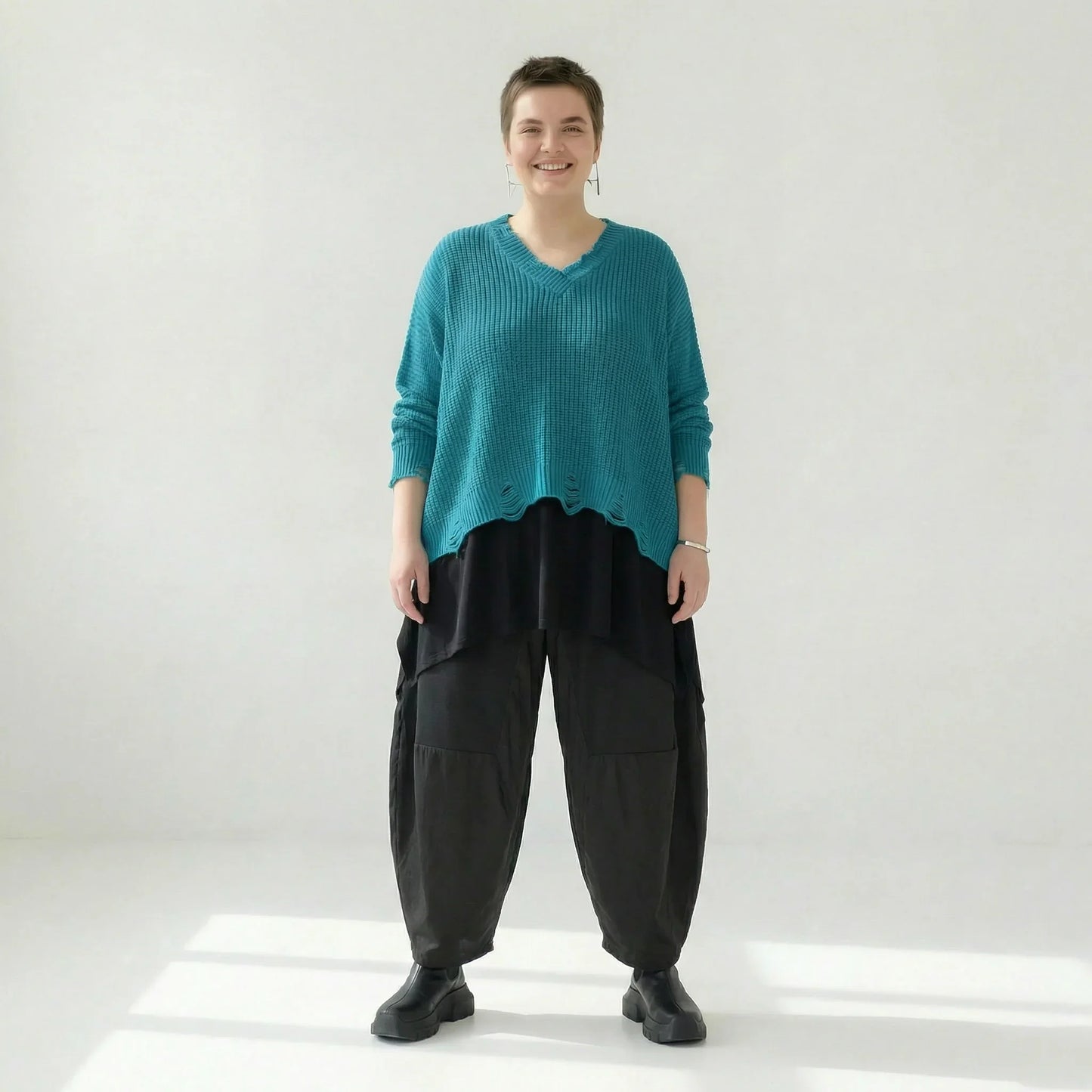 AKH Premium 2602 Überwurf, AquaBlau