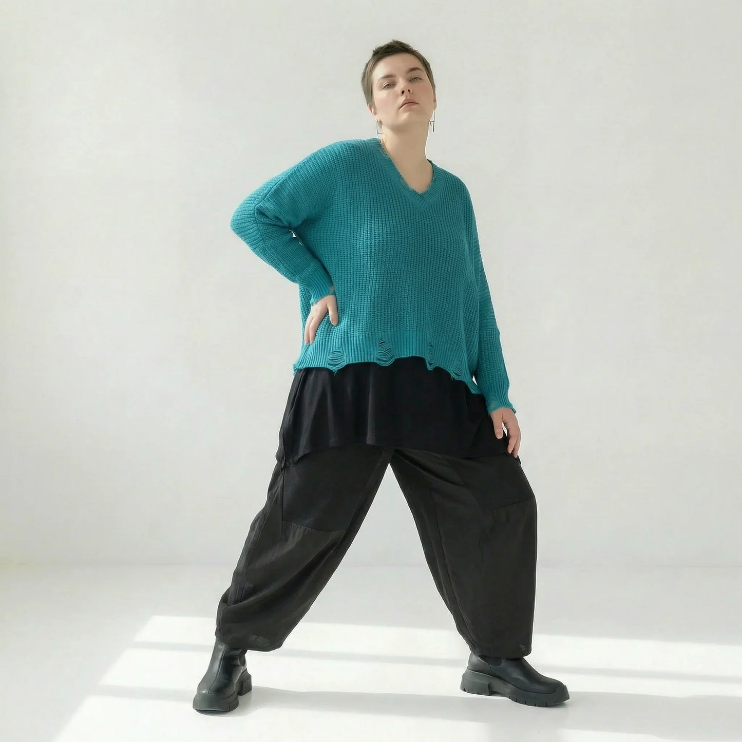 AKH Premium 2602 Überwurf, AquaBlau