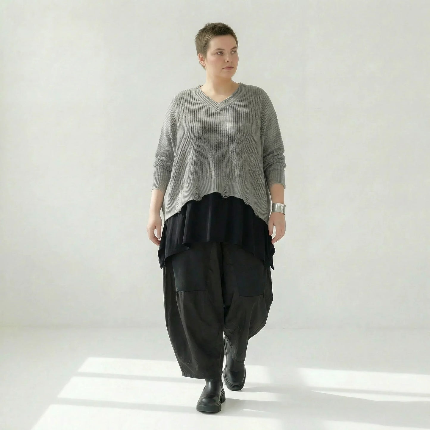 AKH Premium 2602 Überwurf, Grau