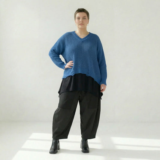 AKH Premium 2602 Überwurf, JeansBlau