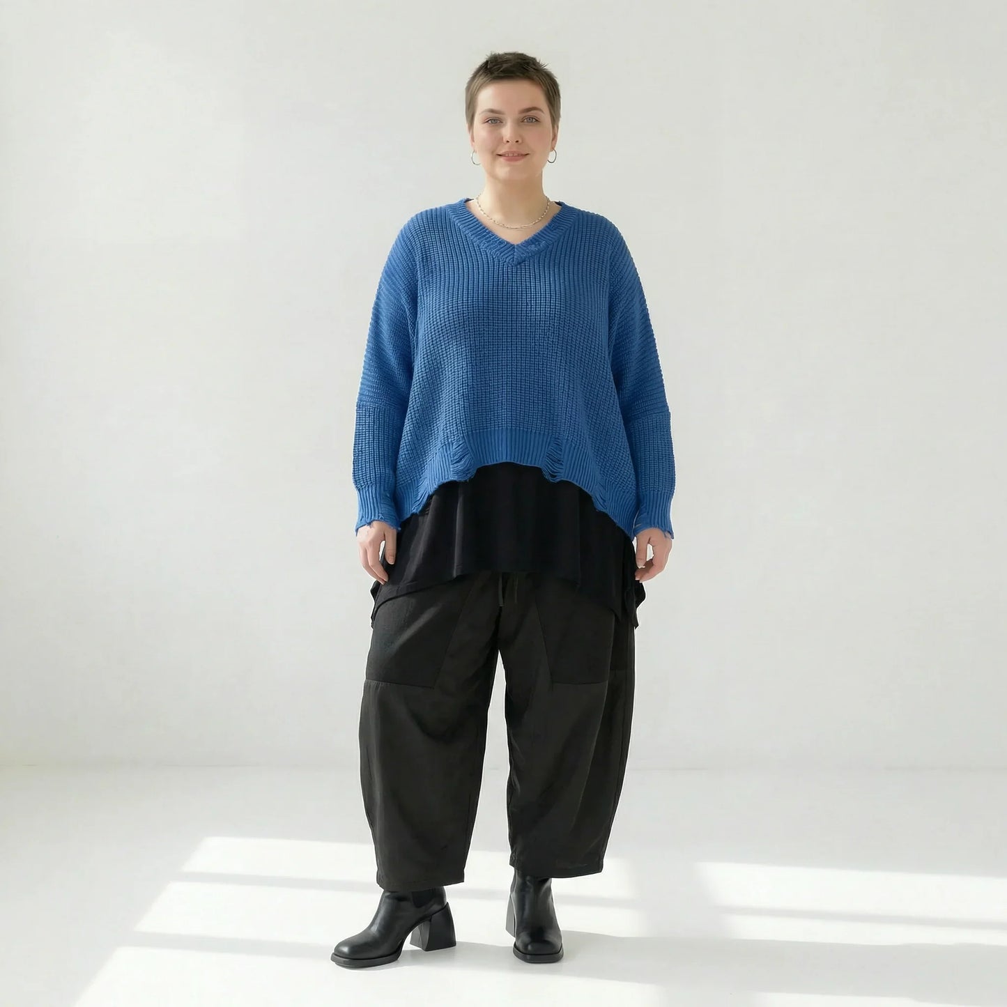 AKH Premium 2602 Überwurf, JeansBlau