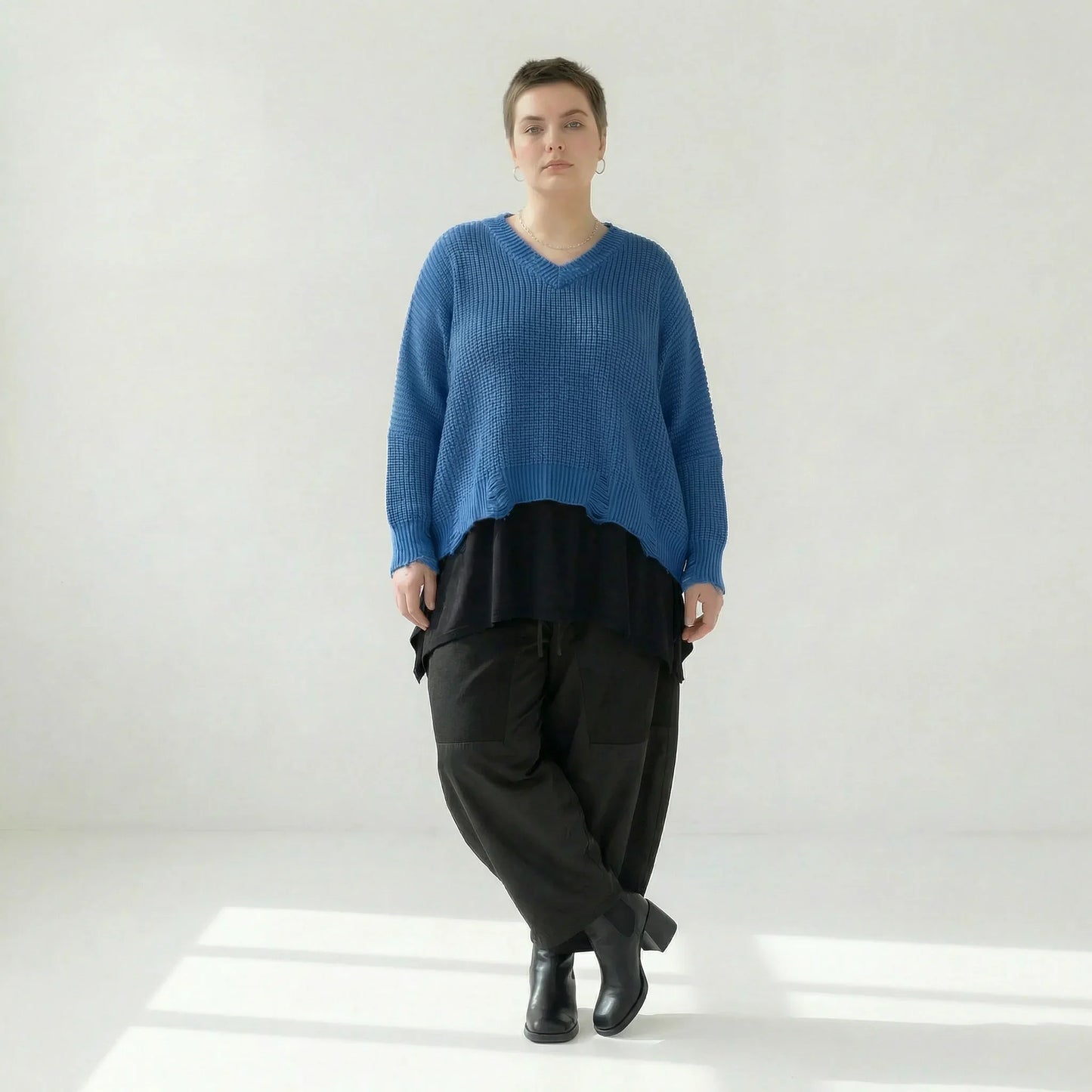 AKH Premium 2602 Überwurf, JeansBlau