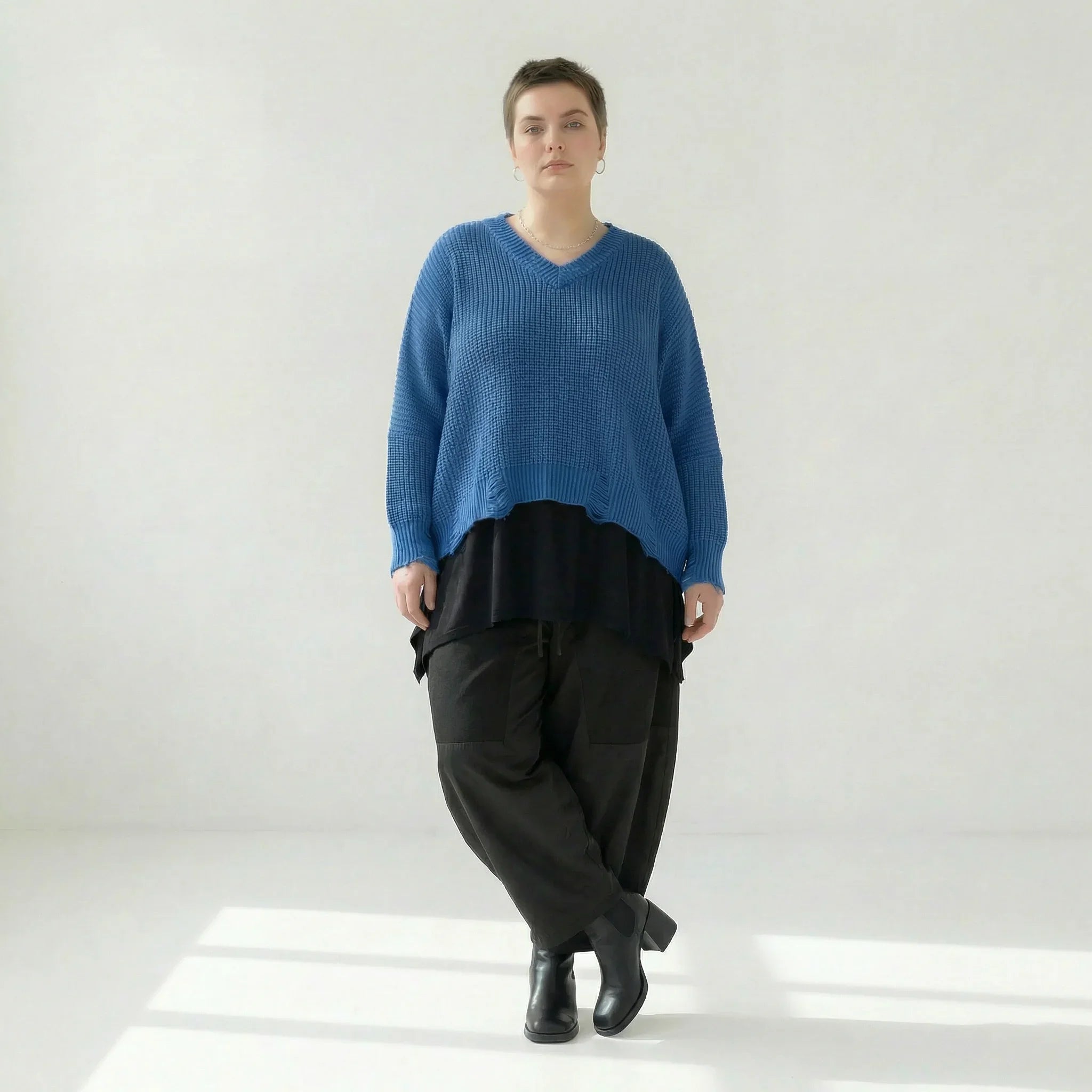 AKH Premium 2602 Überwurf, JeansBlau