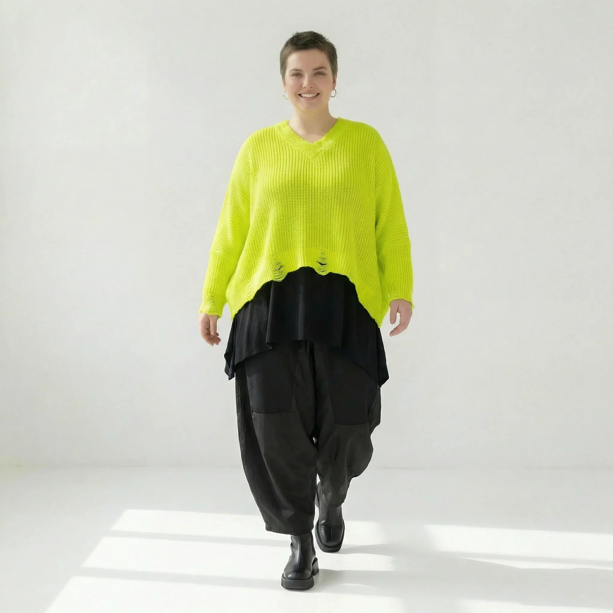 AKH Premium 2602 Überwurf, NeonGelb