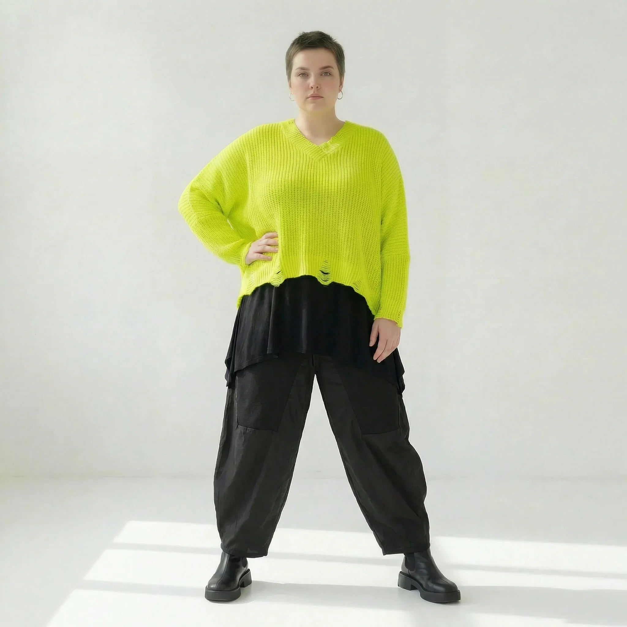 AKH Premium 2602 Überwurf, NeonGelb