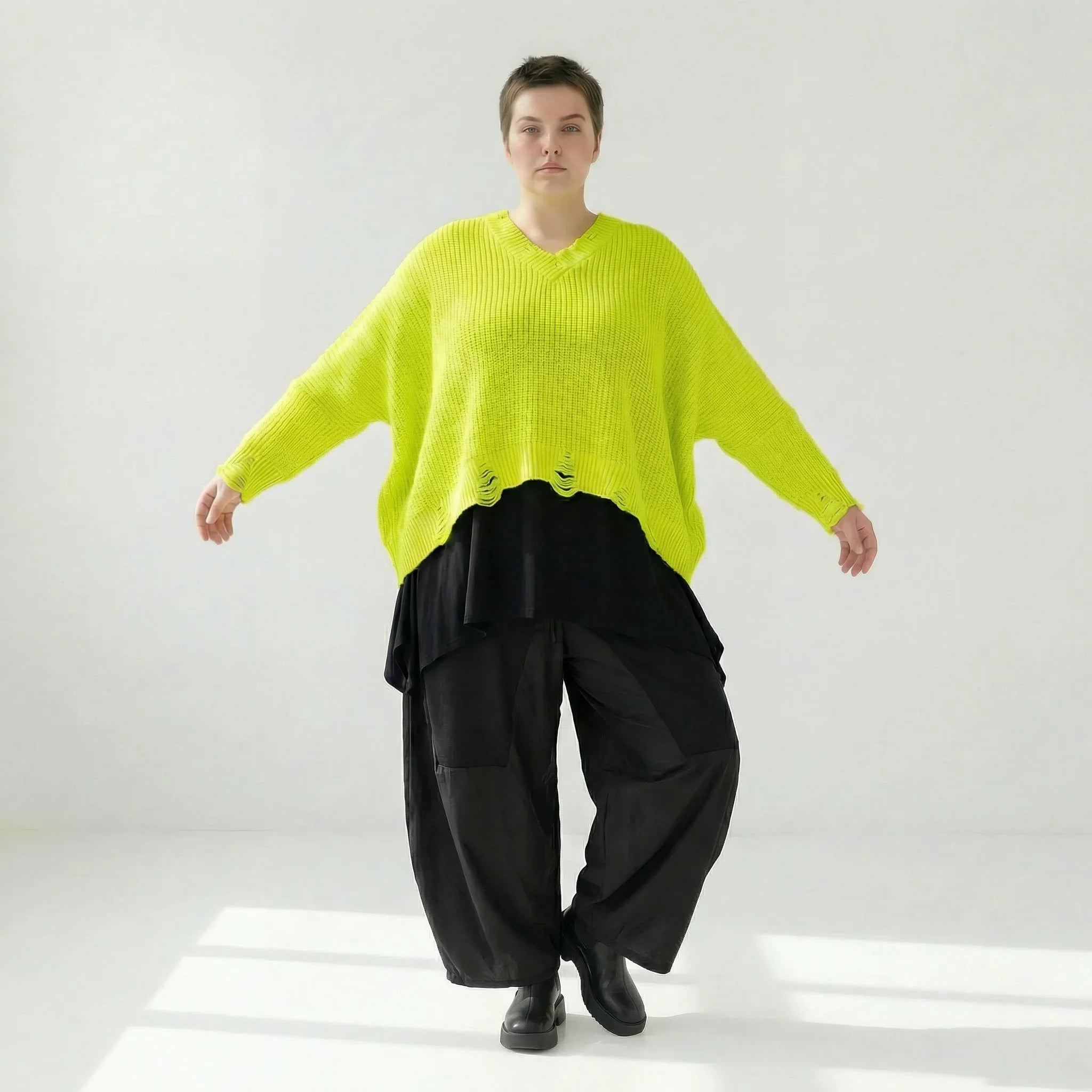 AKH Premium 2602 Überwurf, NeonGelb