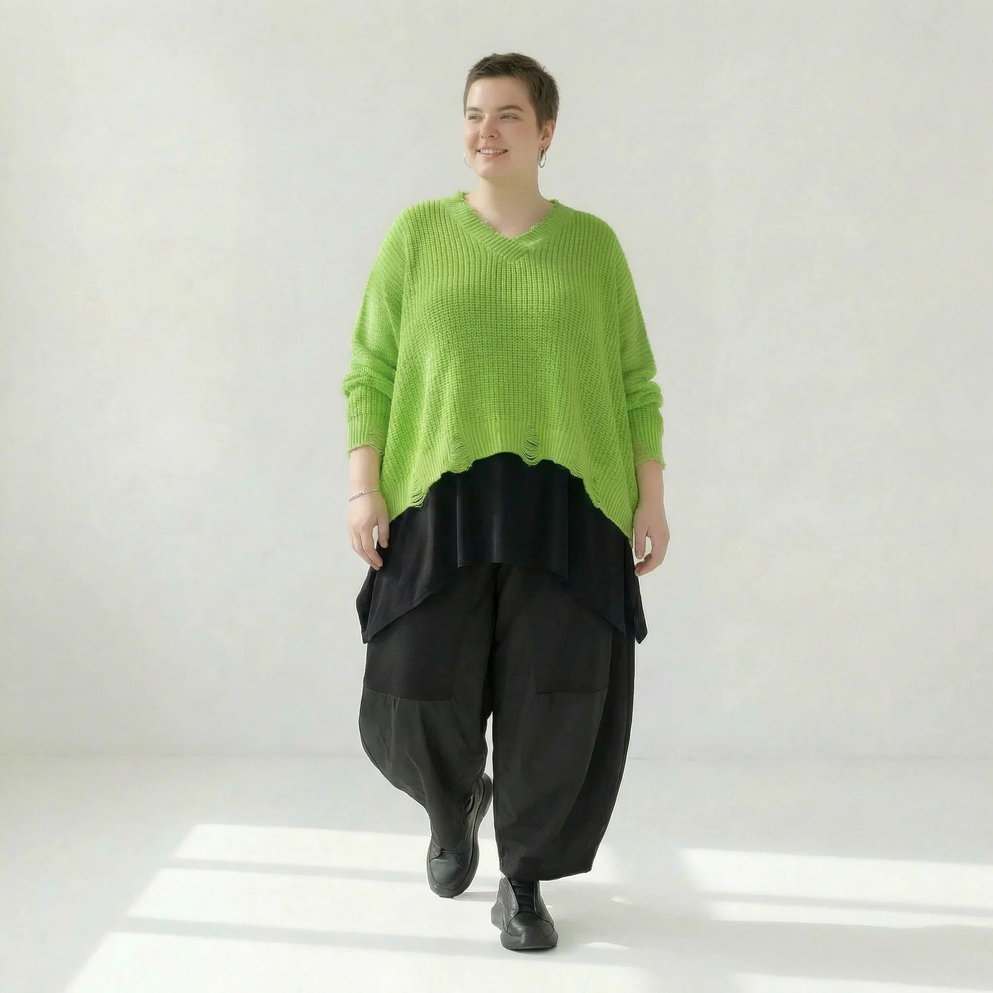 AKH Premium 2602 Überwurf, NeonGrün