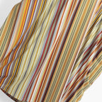 Summer dress in balloon shape made of stretcher Slinky quality, River in Cognac