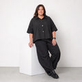 AKH Premium · Bluse · Crushed · 7092 · Black