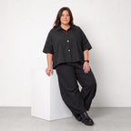AKH Premium · Bluse · Crushed · 7092 · Black