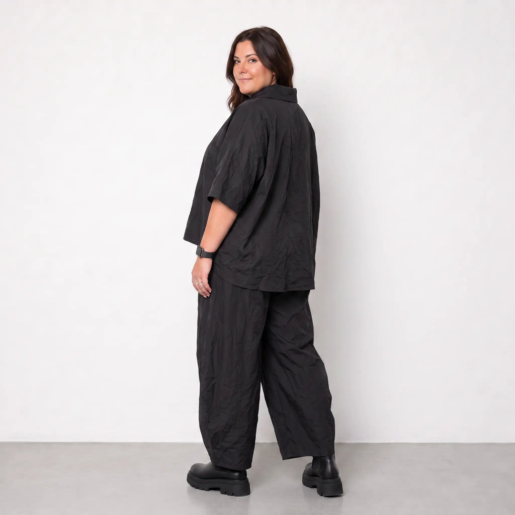 AKH Premium · Bluse · Crushed · 7092 · Black