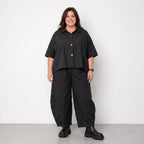 AKH Premium · Bluse · Crushed · 7092 · Black