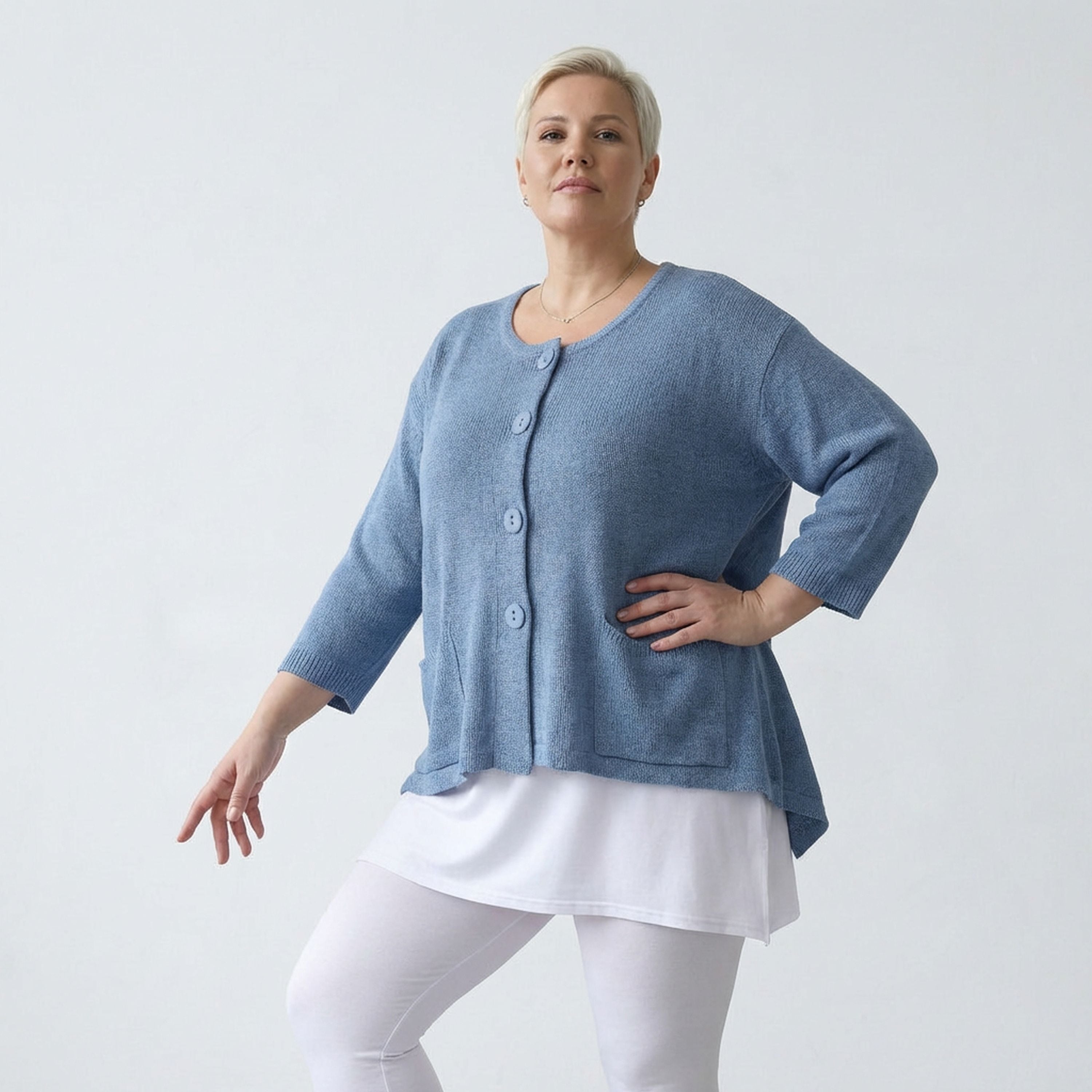 AKH 118 Jacket, Jeans Blue