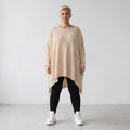 AKH Fashion Shirt 2307 Strick, Sand