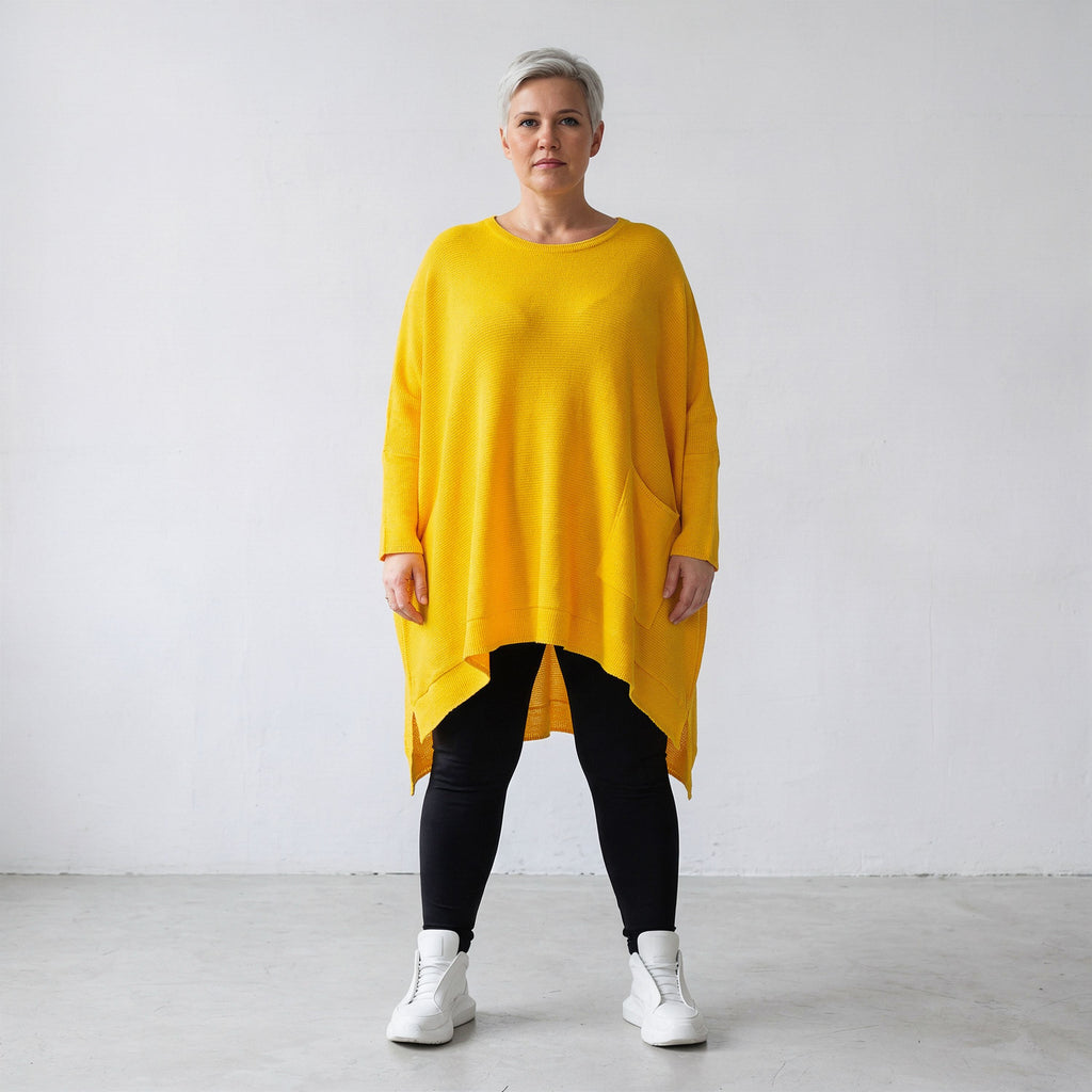 AKH Fashion Shirt 2307 Strick, Gelb