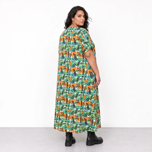 AKH Fashion · Kleid · UrbanArt · 7278 · GraffitiGreen