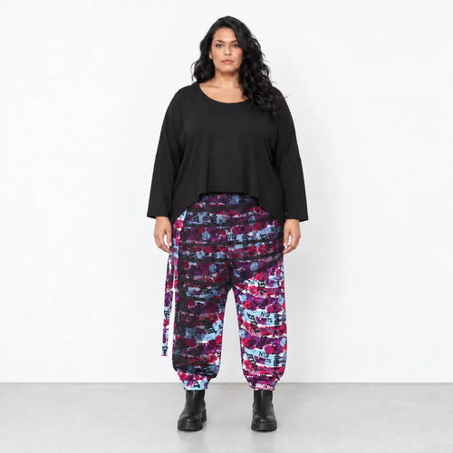 AKH Fashion · Hose · UrbanArt · 7279 · GraffitiPurple