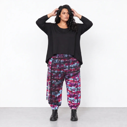 AKH Fashion · Hose · UrbanArt · 7279 · GraffitiPurple
