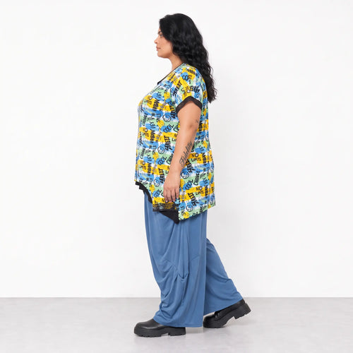 AKH Fashion · Weste · UrbanArt · 7211 · GraffitiYellow