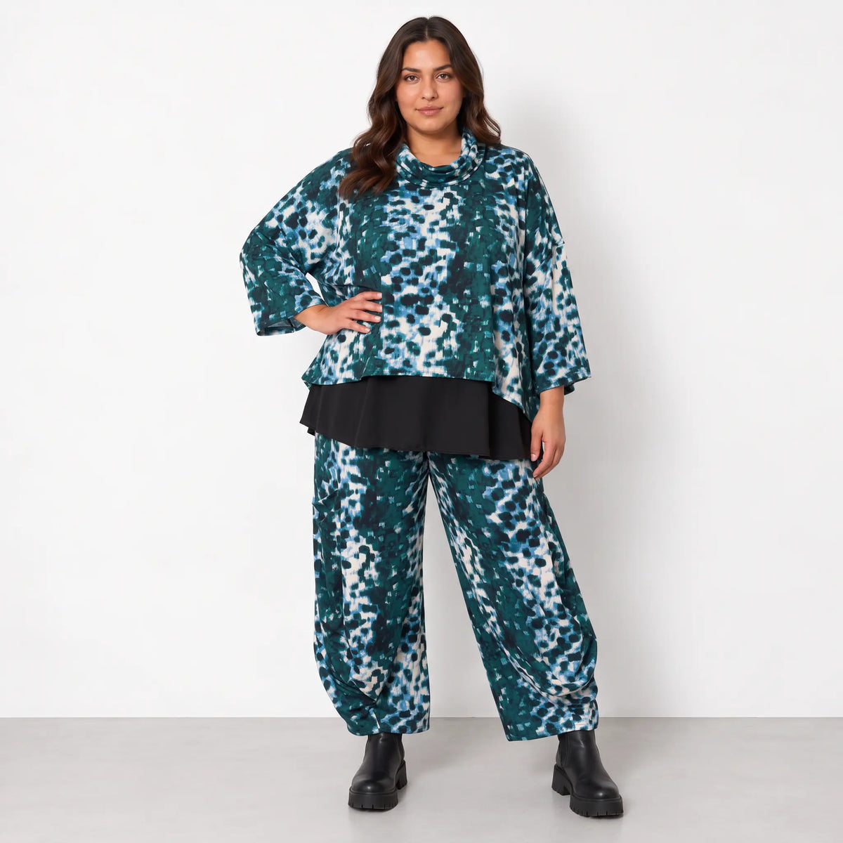 AKH Fashion · Shirt · Arista · 3019 · PetrolStains