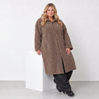 AKH Fashion · Mantel · CuddlySuede · 7102 · ChocoCheck