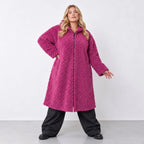 AKH Fashion · Mantel · CuddlySuede · 7102 · BerryCheck