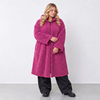 AKH Fashion · Mantel · CuddlySuede · 7102 · BerryCheck
