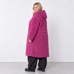 AKH Fashion · Mantel · CuddlySuede · 7102 · BerryCheck