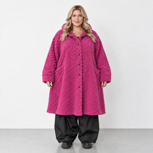 AKH Fashion · Jacke · CuddlySuede · 6660 · BerryCheck