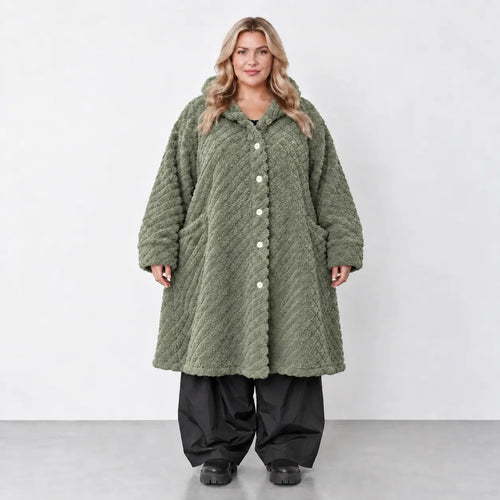 AKH Fashion · Jacke · CuddlySuede · 6660 · KhakiCheck