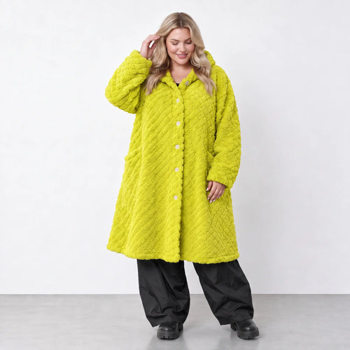 AKH Fashion · Jacke · CuddlySuede · 6660 · LimeCheck