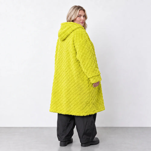 AKH Fashion · Jacke · CuddlySuede · 6660 · LimeCheck