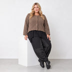 AKH Fashion · Jacke · CuddlySuede · 6073 · ChocoCheck