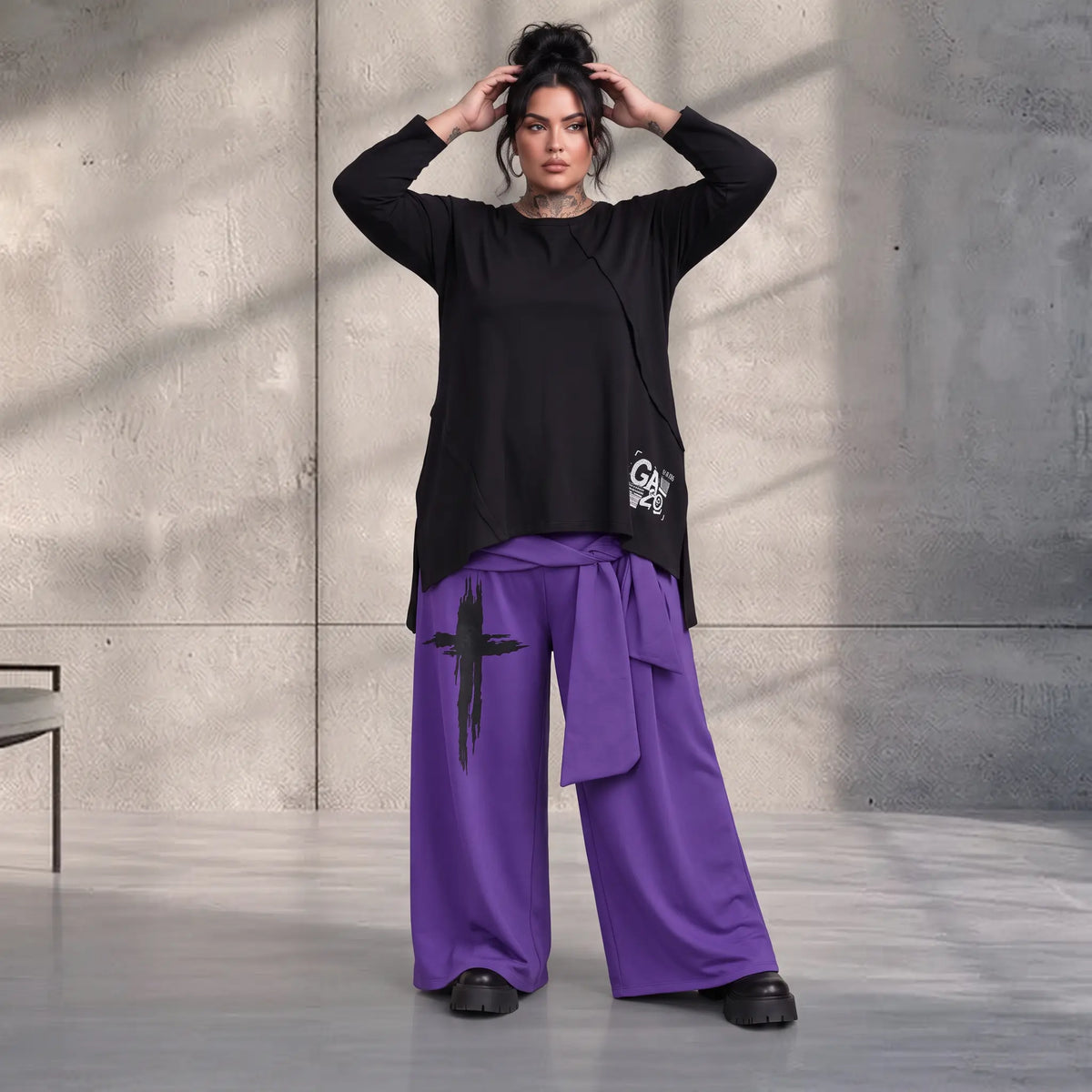 Funky Diva · Hose · CrossDiva · KD538 · PurpleCross