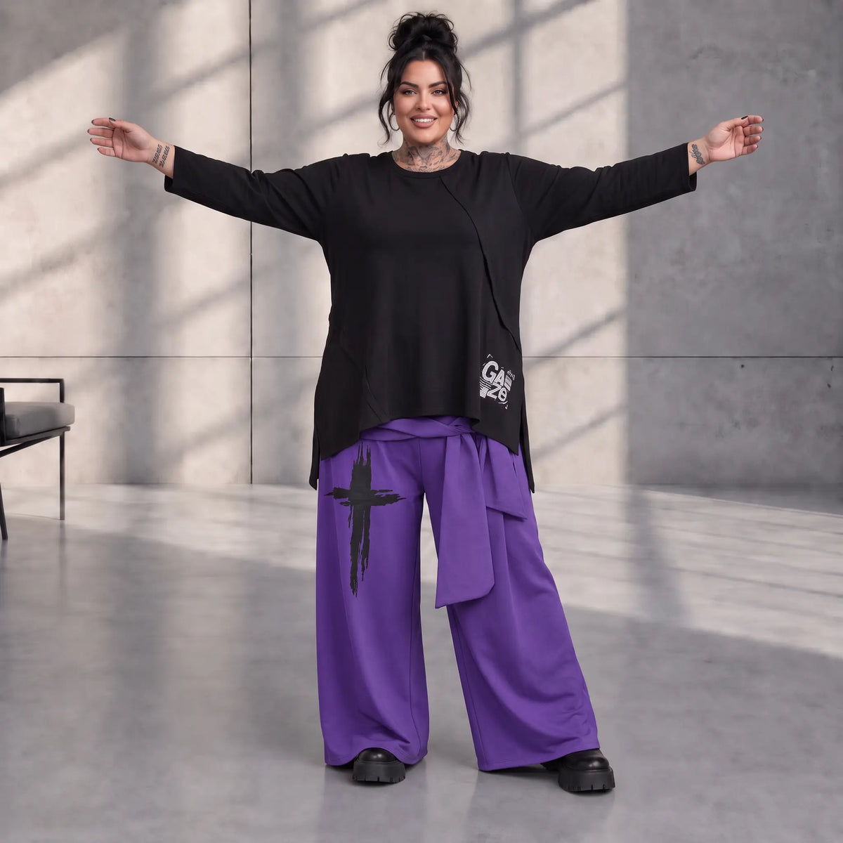 Funky Diva · Hose · CrossDiva · KD538 · PurpleCross