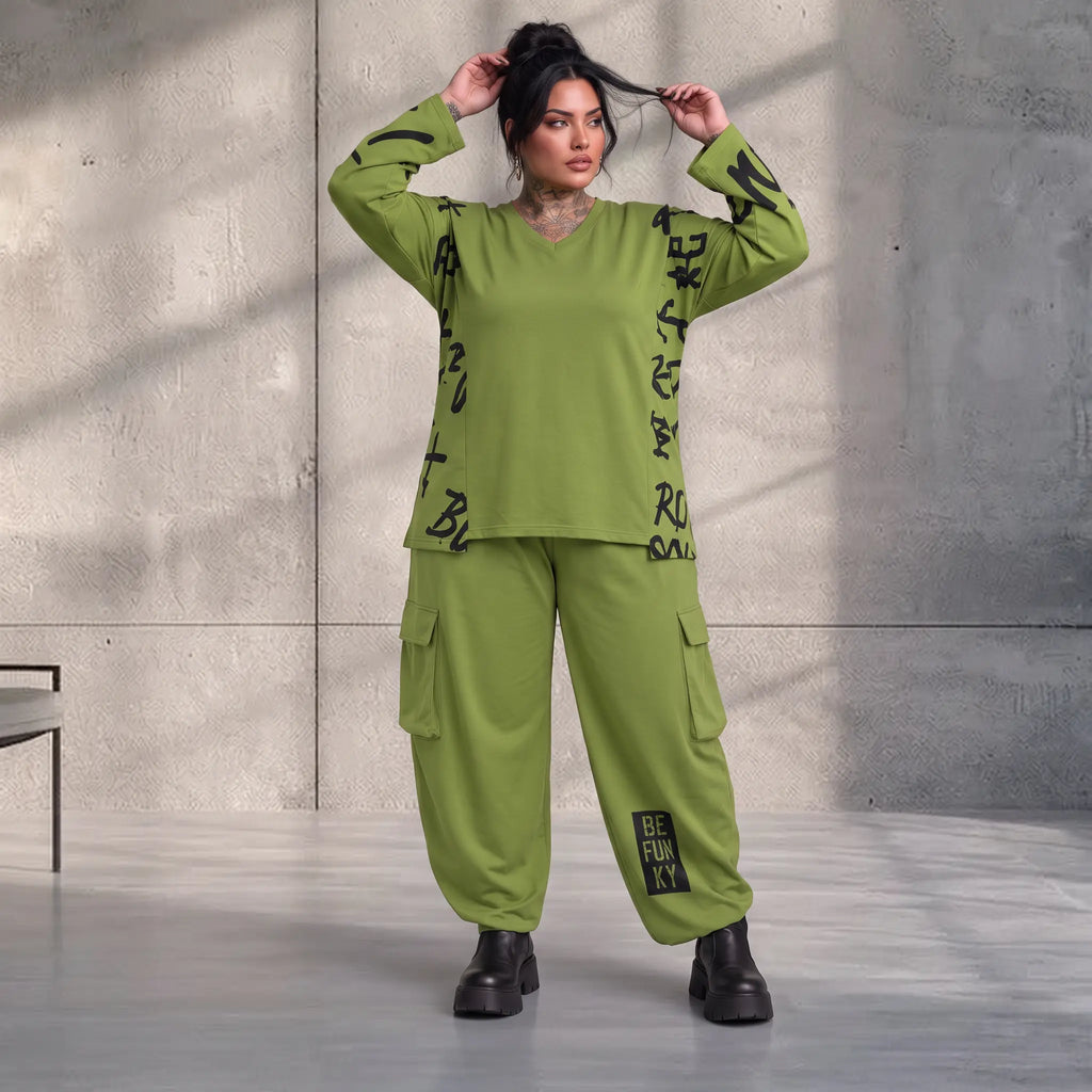 Funky Diva · Hose · CrossDiva · KD536 · OliveGreen