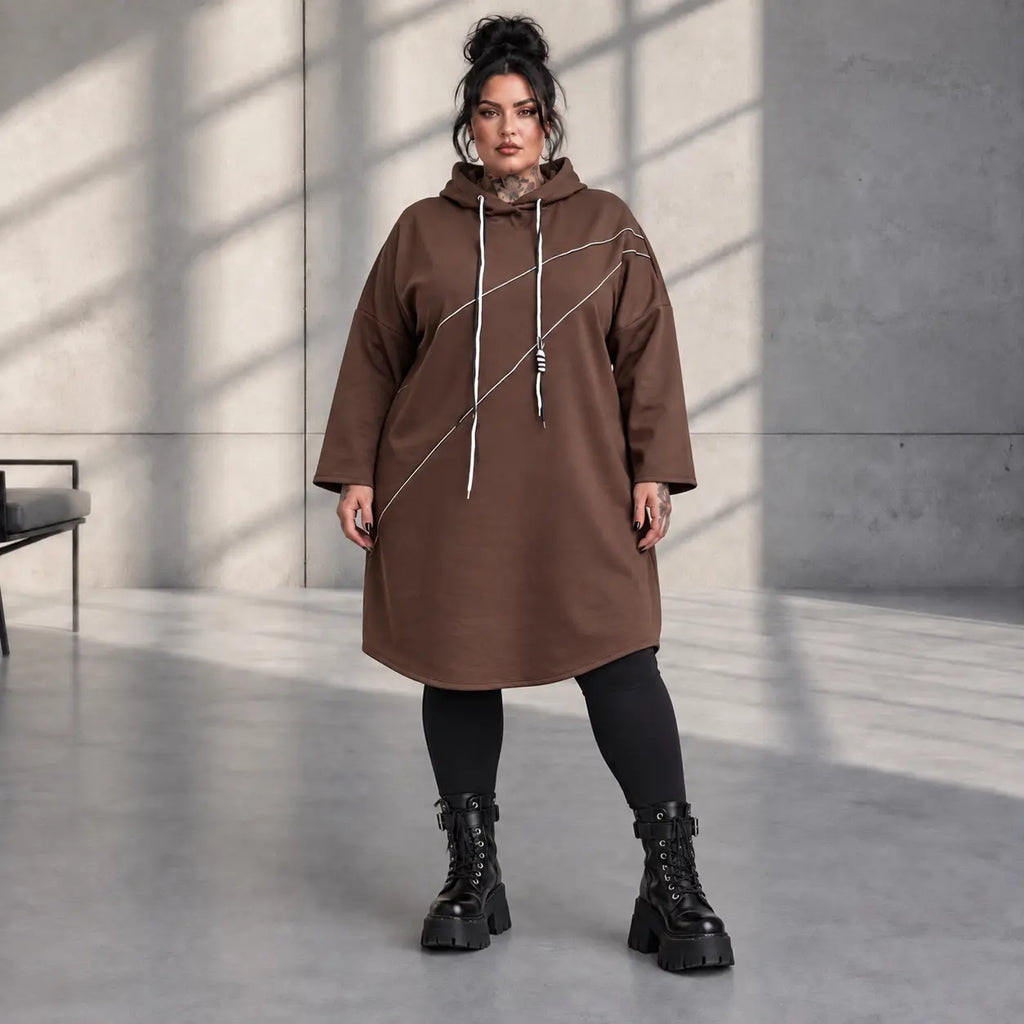 Funky Diva · Hoody · CrossDiva · KD544 · Espresso
