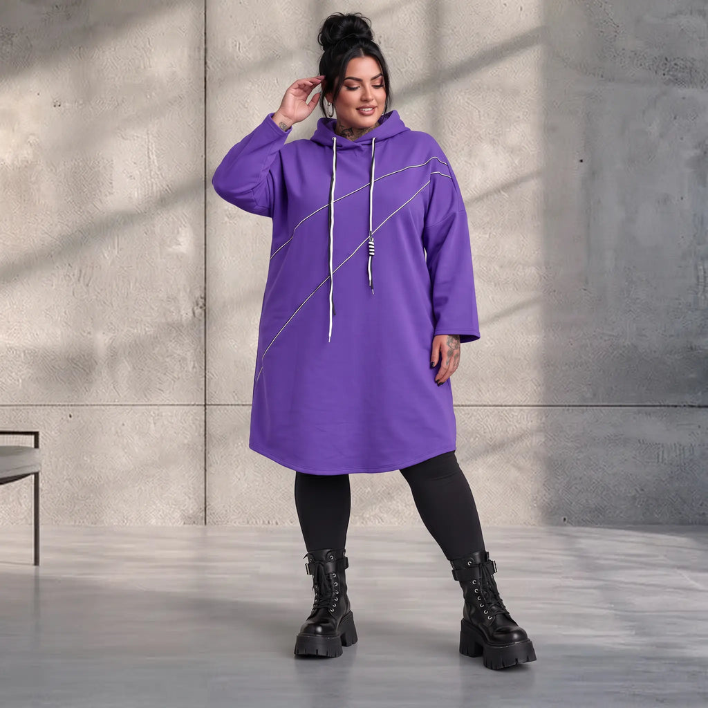 Funky Diva · Hoody · CrossDiva · KD544 · PurpleCross