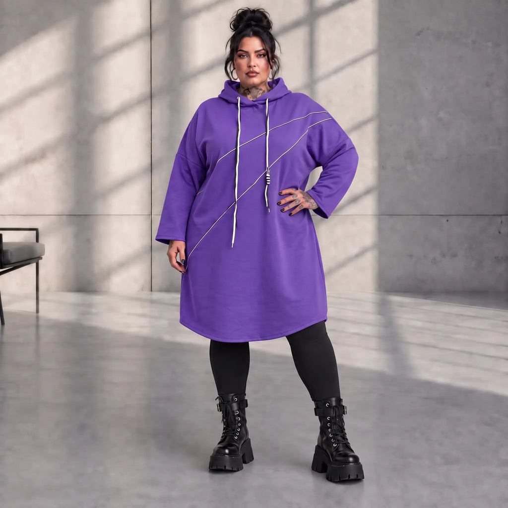 Funky Diva · Hoody · CrossDiva · KD544 · PurpleCross