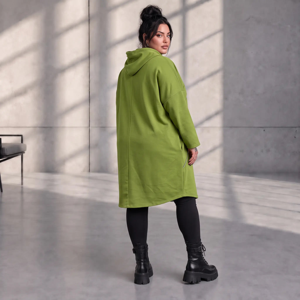 Funky Diva · Hoody · CrossDiva · KD544 · OliveGreen
