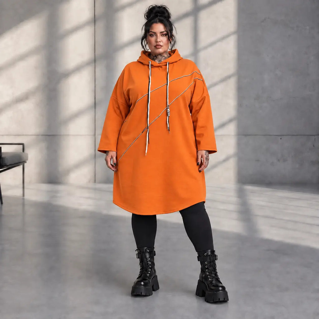 Funky Diva · Hoody · CrossDiva · KD544 · RustyOrange