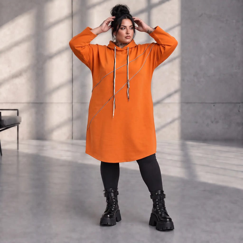 Funky Diva · Hoody · CrossDiva · KD544 · RustyOrange