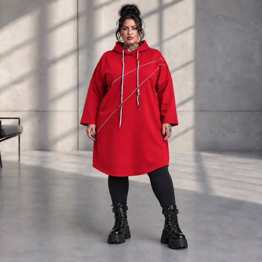 Funky Diva · Hoody · CrossDiva · KD544 · FireRed