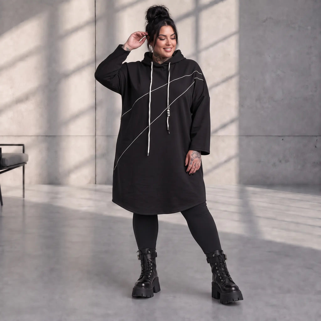 Funky Diva · Hoody · CrossDiva · KD544 · MidnightBlack